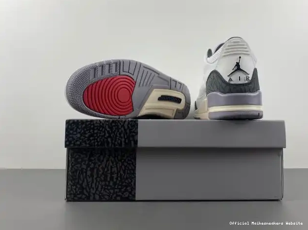 Official Maikesneakers Grey Jordan Air CT8532-106 Cement 3 0509